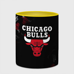 Кружка 3D ЧИКАГО БУЛЛС БЫКИ CHICAGO BULLS, цвет: 3D-белый + желтый — фото 2