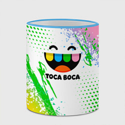 Кружка 3D Toca Boca: Улыбашка, цвет: 3D-небесно-голубой кант — фото 2