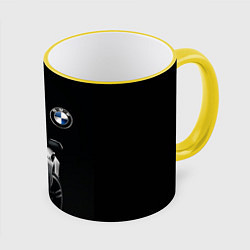 Кружка 3D BMW МИНИМЛ, цвет: 3D-желтый кант