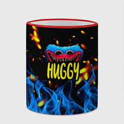 Кружка 3D Poppy Playtime: Blue Fire, цвет: 3D-красный кант — фото 2