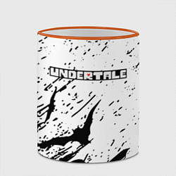Кружка 3D UNDERTALE Летучие мыши, цвет: 3D-оранжевый кант — фото 2
