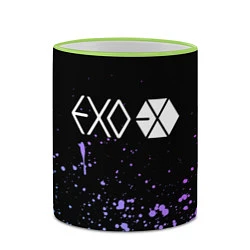Кружка 3D EXO BAND - ЭХО, цвет: 3D-светло-зеленый кант — фото 2