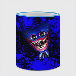Кружка 3D Huggy Wuggy: Blue Rage, цвет: 3D-небесно-голубой кант — фото 2