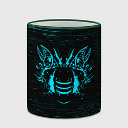 Кружка 3D DEAD SPACE АЙЗЕК КЛАРК НЕОН МЁРТВЫЙ КОСМОС, цвет: 3D-зеленый кант — фото 2