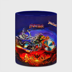 Кружка 3D Painkiller - Judas Priest, цвет: 3D-белый + синий — фото 2