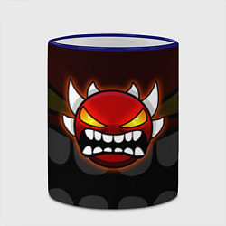 Кружка 3D Geometry Dash: Red Demon, цвет: 3D-синий кант — фото 2