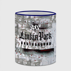 Кружка 3D LP Underground 3 0 - Linkin Park, цвет: 3D-синий кант — фото 2