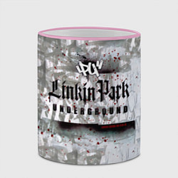 Кружка 3D LP Underground 3 0 - Linkin Park, цвет: 3D-розовый кант — фото 2