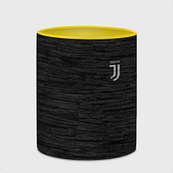 Кружка 3D Juventus Asphalt theme, цвет: 3D-белый + желтый — фото 2