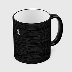 Кружка 3D Juventus Asphalt theme, цвет: 3D-черный кант