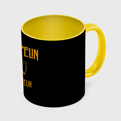 Кружка 3D Led Zeppelin x Led Zeppelin, цвет: 3D-белый + желтый