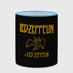 Кружка 3D Led Zeppelin x Led Zeppelin, цвет: 3D-небесно-голубой кант — фото 2