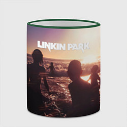 Кружка 3D Linkin Park - One More Light, цвет: 3D-зеленый кант — фото 2