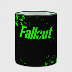 Кружка 3D FALLOUT ПУПСЫ ПАТТЕРН ЗЕЛЁНЫЙ ЯДЕРНАЯ ЗИМА, цвет: 3D-зеленый кант — фото 2