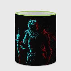 Кружка 3D Dark Souls NEON Силуэт, цвет: 3D-светло-зеленый кант — фото 2