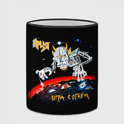 Кружка 3D Игра с огнём - Ария, цвет: 3D-черный кант — фото 2