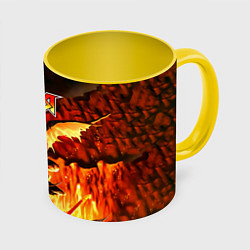 Кружка 3D Штиль - Ария, цвет: 3D-белый + желтый