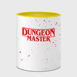 Кружка 3D DUNGEON MASTER BLOOD ГАЧИМУЧИ БЕЛЫЙ, цвет: 3D-белый + желтый — фото 2