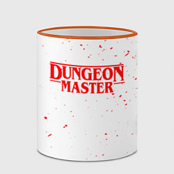 Кружка 3D DUNGEON MASTER BLOOD ГАЧИМУЧИ БЕЛЫЙ, цвет: 3D-оранжевый кант — фото 2