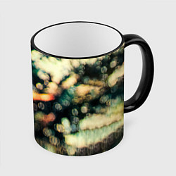 Кружка 3D Obscured by Clouds - Pink Floyd, цвет: 3D-черный кант