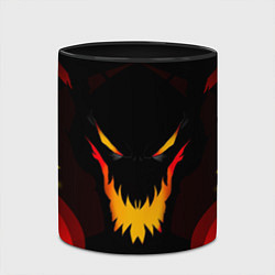 Кружка 3D DOTA 2 SHADOW FIEND ТЕНЬ ОГОНЬ, цвет: 3D-белый + черный — фото 2