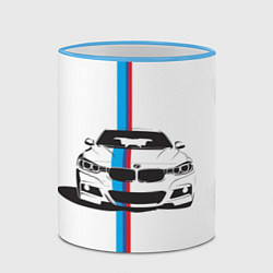 Кружка 3D BMW WILD BEAST, цвет: 3D-небесно-голубой кант — фото 2