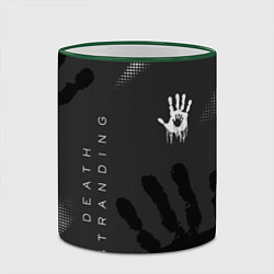 Кружка 3D Death Stranding отпечаток руки, цвет: 3D-зеленый кант — фото 2