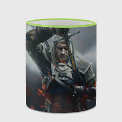 Кружка 3D ВЕДЬМАК СЕРИАЛ ДИКАЯ ОХОТА, цвет: 3D-светло-зеленый кант — фото 2