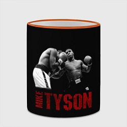 Кружка 3D Майк Тайсон Mike Tyson, цвет: 3D-оранжевый кант — фото 2