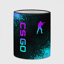 Кружка 3D CS GO NEON SYMBOL STYLE SKIN КС ГО НЕОН, цвет: 3D-черный кант — фото 2