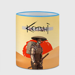 Кружка 3D KENSHI КЕНШИ, цвет: 3D-небесно-голубой кант — фото 2