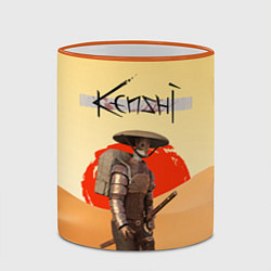 Кружка 3D KENSHI КЕНШИ, цвет: 3D-оранжевый кант — фото 2