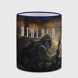 Кружка 3D СТАЛКЕР ТЕНИ ЧЕРНОБЫЛЯ, ЧАЭС STALKER, цвет: 3D-синий кант — фото 2