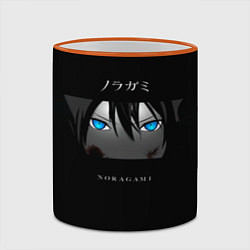 Кружка 3D Взгляд Ято Noragami, цвет: 3D-оранжевый кант — фото 2