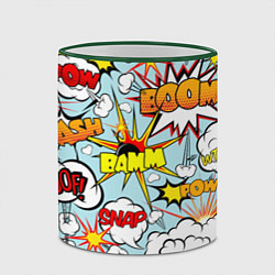 Кружка 3D BoOMbiT, цвет: 3D-зеленый кант — фото 2