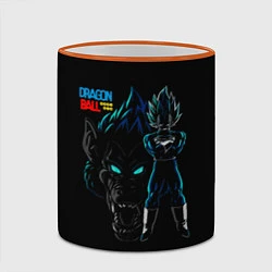 Кружка 3D Dragon Ball Z Dark, цвет: 3D-оранжевый кант — фото 2