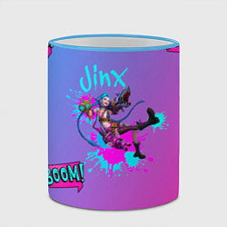 Кружка 3D JINX BOOM! АРКЕЙН, цвет: 3D-небесно-голубой кант — фото 2