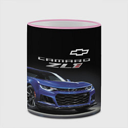 Кружка 3D Chevrolet Camaro ZL1 Motorsport, цвет: 3D-розовый кант — фото 2