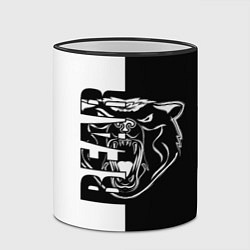 Кружка 3D BEAR Медведь, цвет: 3D-черный кант — фото 2