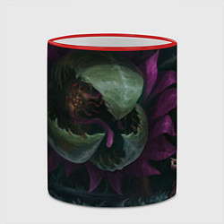 Кружка 3D Битва с Плантерой, цвет: 3D-красный кант — фото 2