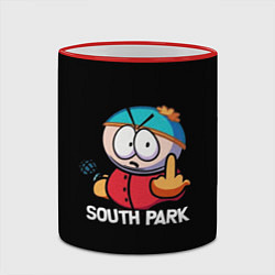 Кружка 3D Южный парк Эрик South Park, цвет: 3D-красный кант — фото 2