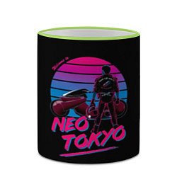 Кружка 3D Welkome to NEO TOKYO Akira, цвет: 3D-светло-зеленый кант — фото 2