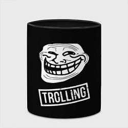 Кружка 3D Интернет Тролль, цвет: 3D-белый + черный — фото 2