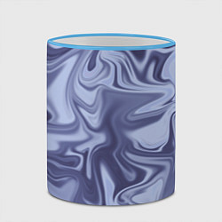 Кружка 3D Crystal Abstract Blue, цвет: 3D-небесно-голубой кант — фото 2