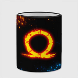 Кружка 3D GOD OF WAR CRATOS FIRE SYMBOL RUNE, цвет: 3D-черный кант — фото 2