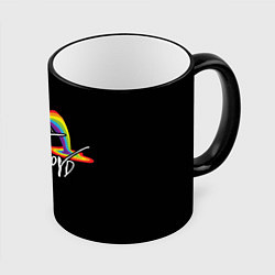 Кружка 3D PINK FLOYD - ПИНК ФЛОЙД ЛУЖА, цвет: 3D-черный кант