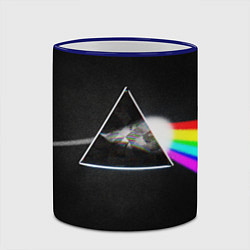 Кружка 3D PINK FLOYD - ПИНК ФЛОЙД ГЛИТЧ, цвет: 3D-синий кант — фото 2