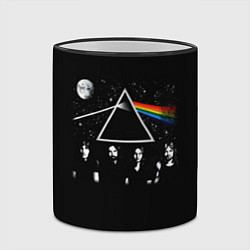 Кружка 3D PINK FLOYD LOGO ПИНК ФЛОЙД НЕБО, цвет: 3D-черный кант — фото 2