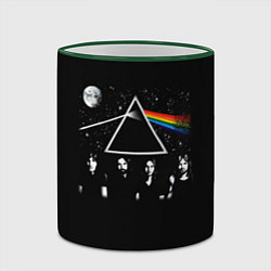 Кружка 3D PINK FLOYD LOGO ПИНК ФЛОЙД НЕБО, цвет: 3D-зеленый кант — фото 2