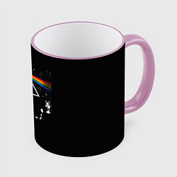 Кружка 3D PINK FLOYD LOGO ПИНК ФЛОЙД НЕБО, цвет: 3D-розовый кант
